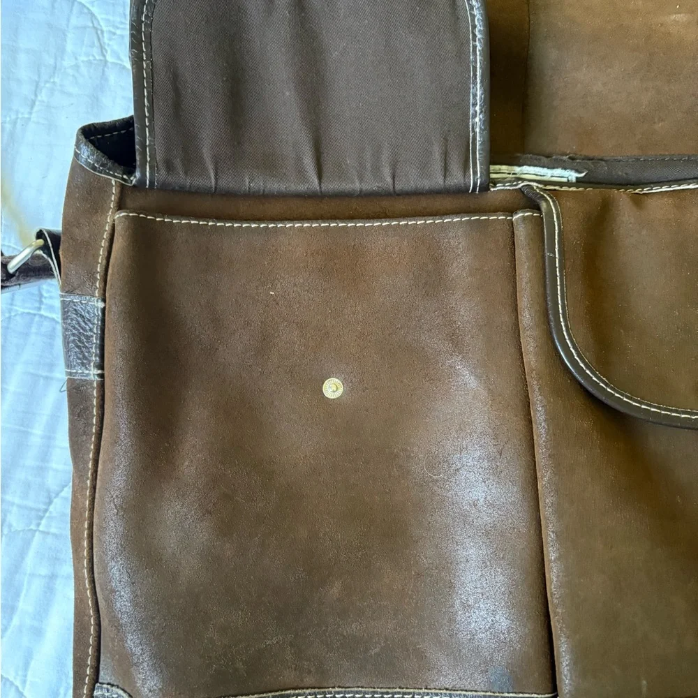 Pelle Studio Brown Leather Men's Messenger Bag